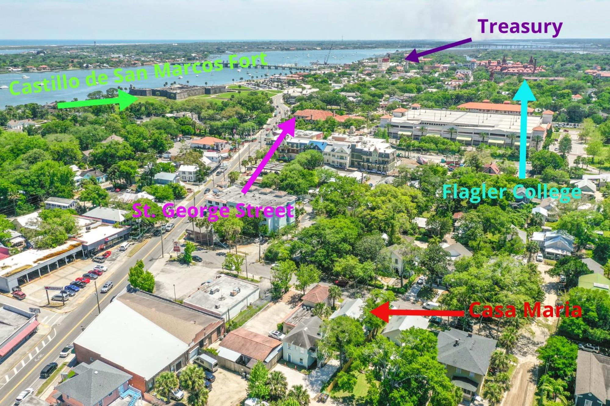 Casa Maria 2- Charming, Quaint Apt Next To Everything Downtown! Сент Августин Екстериор снимка