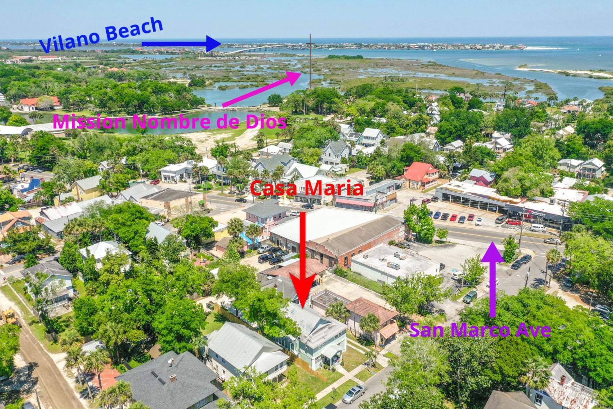 Casa Maria 2- Charming, Quaint Apt Next To Everything Downtown! Сент Августин Екстериор снимка