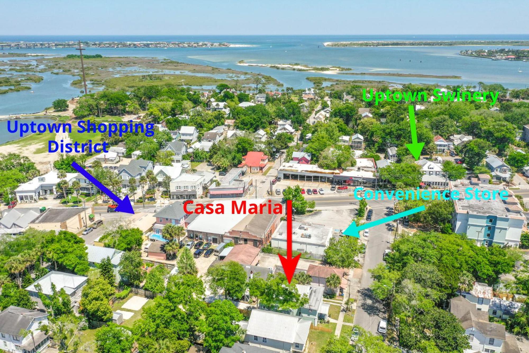Casa Maria 2- Charming, Quaint Apt Next To Everything Downtown! Сент Августин Екстериор снимка
